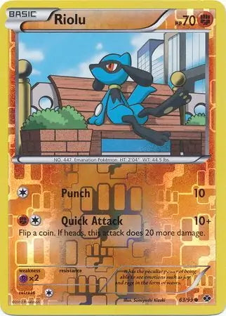 Next Destinies Riolu #63/99 reverse holo